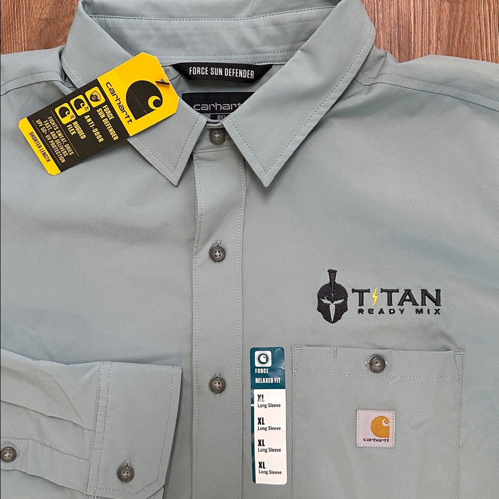 NWT Carhartt Force Sun Defender Long Sleeve Shirt - Picture 2 of 6